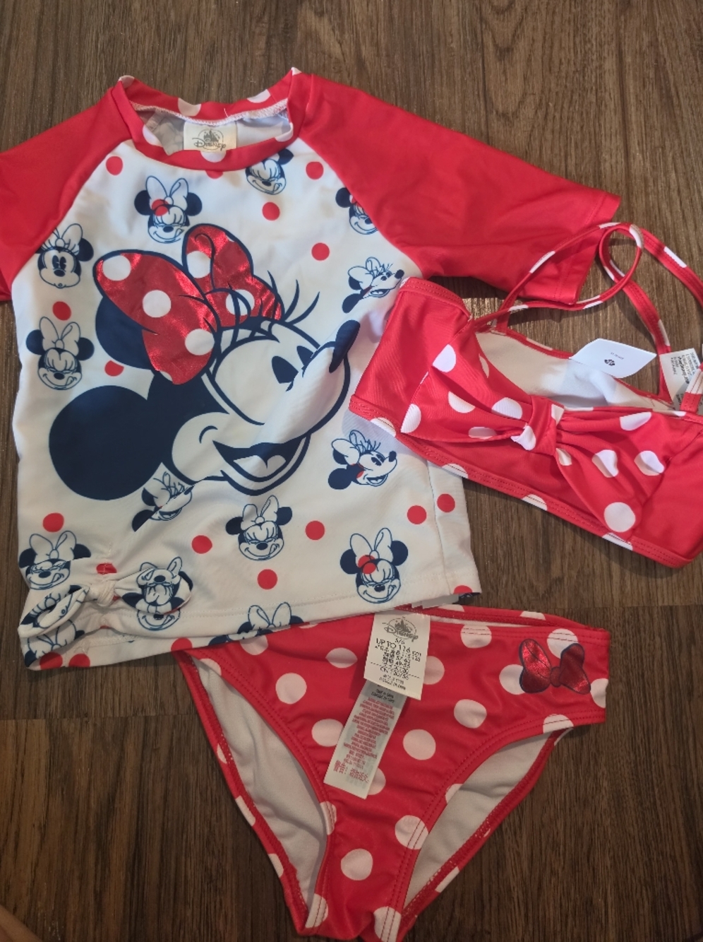 Disney Minnie 3pc Swim Set